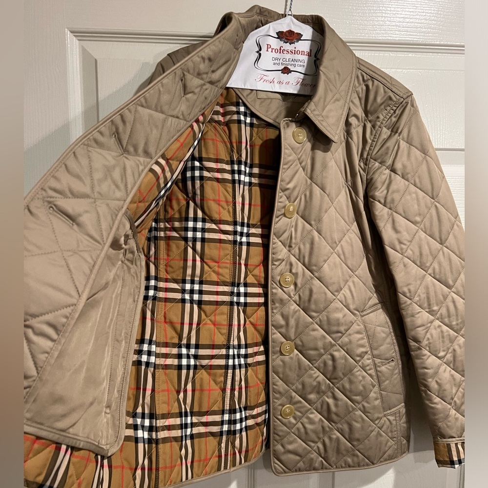 Burberry Quilted Shell Coat